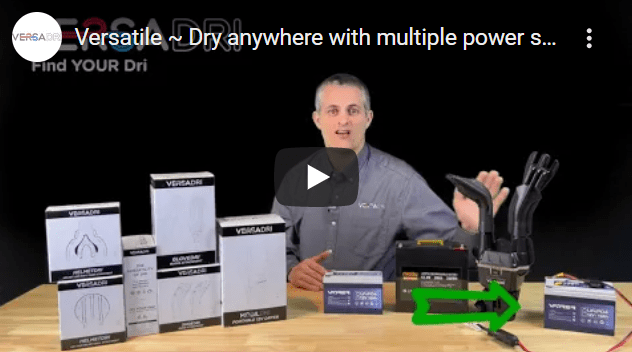 Versatile ~ Dry anywhere with multiple power sources faster & more efficiently
